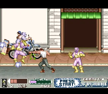 Mighty Morphin Power Rangers - The Movie (USA) screen shot game playing